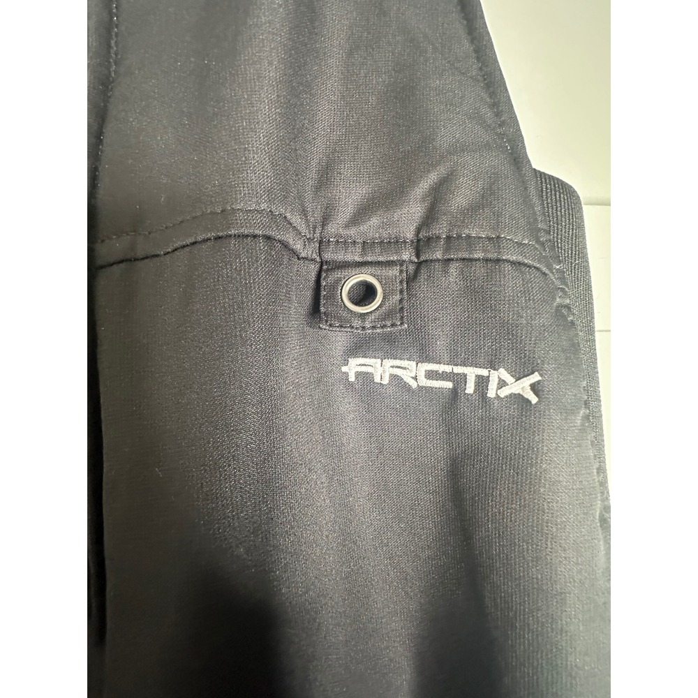 Arctix Youth Snow Bibs Black Insulated Winter Overalls Size Large L/G - Picture 2 of 9